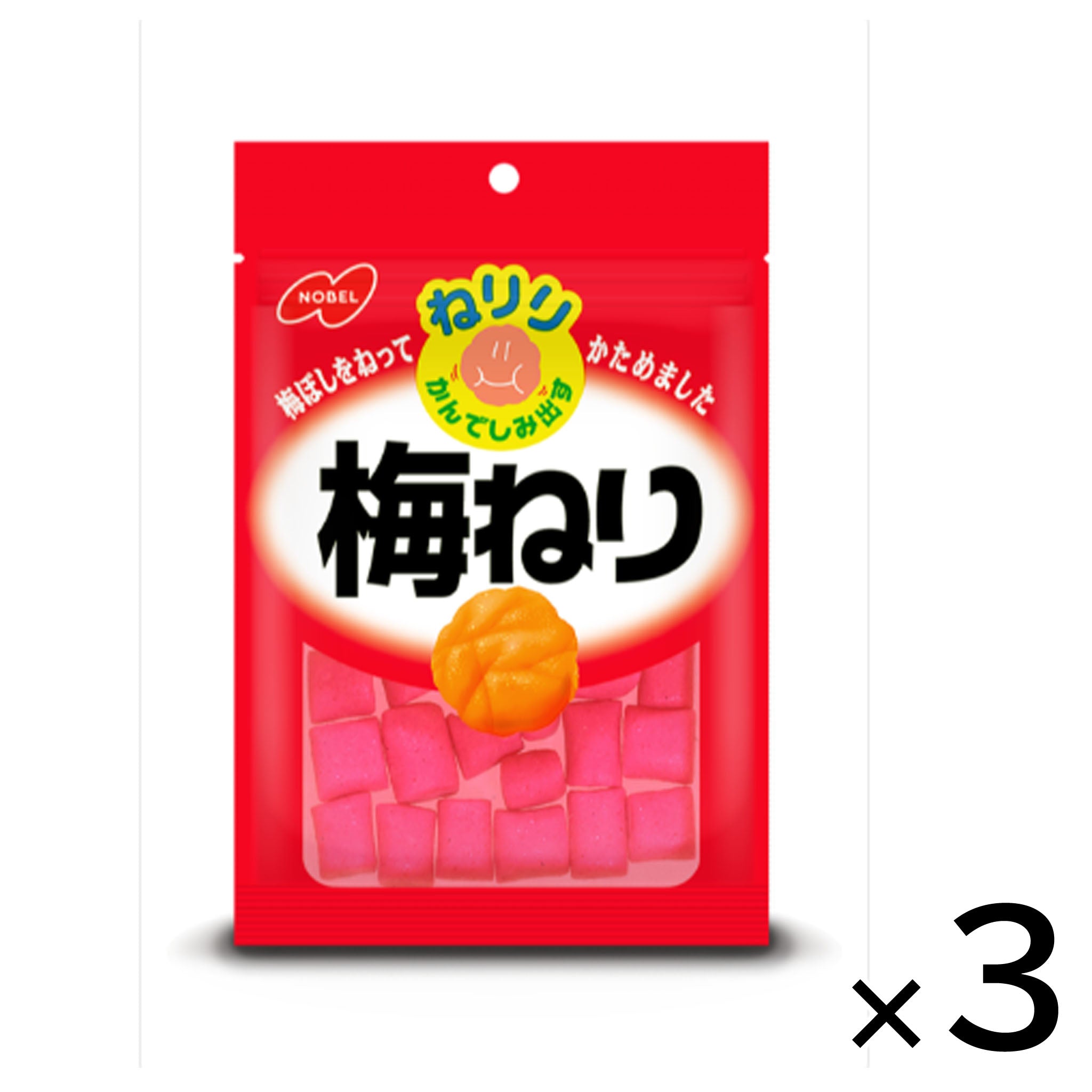Nobel Ume Neri Sour Gummy【3 Set】